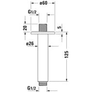  Duravit ,  , 125,  UV0670022000