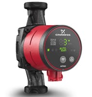 Насос циркуляционный GRUNDFOS New ALPHA3 32-60 180, с гайками, 99371985