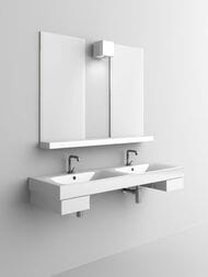 �������� Kerasan Cento 353601*1 1400�450��, ���������, 2 ��������� ��� ���������, �����