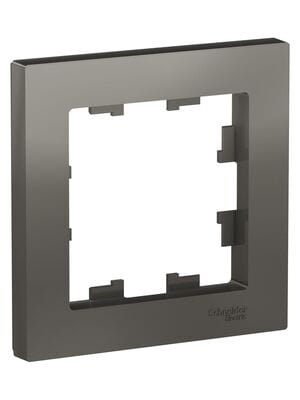 Рамка Systeme Electric ATLASDESIGN 1 пост сталь ATN000901