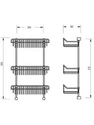 Migliore Complementi �����-������� ������� ������� 40x15x60 �� ���� ML.COM-50.703.CR