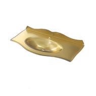 Раковина для тумбы Caprigo Бурже 90 (940х460х15) стеклянная с бортиком, золото OW15-11013-(G)