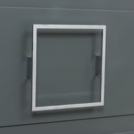 Тумба под раковину La Fenice Cubo Grigio 100 см (976х469х350) серая матовая FNC-01-CUB-G-100
