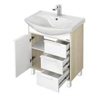 ����� ��� �������� AQUATON ���� 65 1A213301RIB90 594x309x720 ���������,3 �����, 1 ������, ����� ������/����� ������