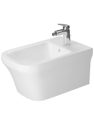 Биде подвесное DURAVIT P3 Comforts 380х570х290 с отверстием под смеситель 2268150000 — миниатюра 1