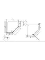 ������� ������ CEZARES ECO (882-895�882-895�1950) O-P-1-90-C-Cr ������ ����������, ������� ����