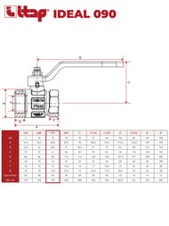   ITAP IDEAL 090 1/2"  50 PN , 