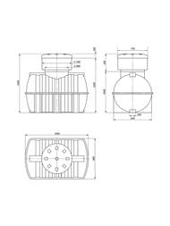   Polimer Group D-1000 (1540x990x1440) 1000, , 