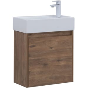 Тумба под раковину Aquanet Nova Lite 50 298855 (490х477х252) подвесная, 1 дверца, дуб рустикальный
