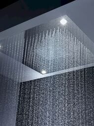 Верхний душ Axor ShowerHeaven 10627800 720х720мм потолочный монтаж, 3 режима, с подсветки, нерж — изображение 2