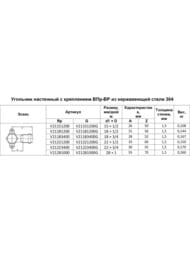   Franta 151/2",   SUS 304, V21151200G