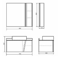 ����� COMFORTY ��������-90 (900�540�520) ���������, ������,. ��������, ����� ������� 00004147997