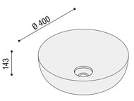 �������� ��������� AeT Italia Elite Round 400�400�143 ������ ������ ������� ������� L671T0R0V0481