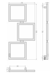 ������� ���� ES ����������������� 1050�500 ��� �����, ����� �������, 31-0846-1050