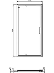 ������� ����� Ideal Standard CONNECT 2 PV (1000�1950) ���������, ������� ������/������ ����� K9272V3