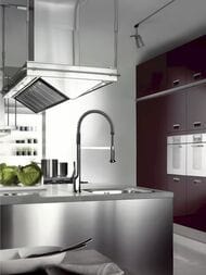 Смеситель Axor Citterio 39840 Semi Pro для кухни однозахватный,вытяжной поворотный излив 270 мм,хром — изображение 5