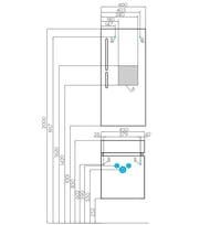 ����� � ��������� AQUATON ������ 46 � 1A1728K1EK49R 447x244x472 ������.,����.,���.������/����� ��