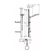 ������� ����� Hansgrohe Rainfinity (������ ���, ������ 150��, �����, ��������)EcoSmart ���� 27674000