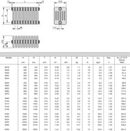 Радиатор Zehnder Charleston 6055 шеститрубчатый ВГ:550х210, межценр.484, боков. подкл. 3/4", 136 Вт