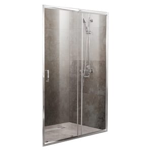 Дверь в нишу BelBagno Unique 1000-1150x1900 BF-1-100/115-C-Cr стекло прозрачное/профиль хром