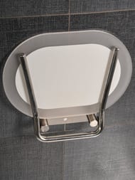 ������� ��� ������� ������ RAVAK OVO Chrome Clear/Stainless �������� �������/����.�����