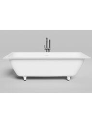 Ванна встраиваемая Salini Orlanda Axis Kit (1911х805х600) иск.камень, S-Sense, матовая 103311MF