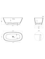 ����� ��������������� Salini SOFIA LIGHT (1645�755�580) ���.������, S-Sense, ������ ������ 103711GF