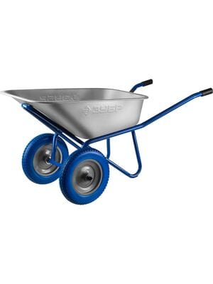 Тачка строительная ЗУБР до 240кг, двухколесная, арт.39911_Z01