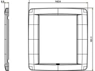 �������� Vimar � ������������� ��� 8 �������, ����� ������������, 20698.C36