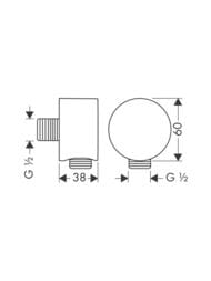 ��������� ����������� Axor Starck Fixfit 1/2" 27451250 ���������, ������� ������