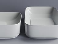 Раковина накладная Ceramicanova Element 600х375х145, прямоугольная, белый CN5021