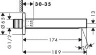 ����� Hansgrohe Finoris 76410700 �� ����� 174��, ��������� ������, ������� �����