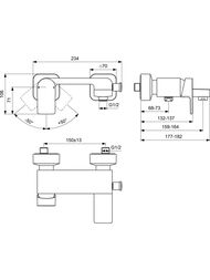 Ideal Standard EDGE ��������� ��� �����/���� A7121AA ���������, ����