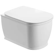 Унитаз подвесной BelBagno Prado (360х520х345) безободковый, белый BB10150CH