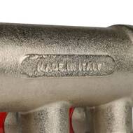 Коллектор STOUT с шаровыми кранами 3/4", 3 отвода 1/2" (красные ручки) SMB 6200 341203