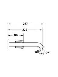 ��������� ��� �������� Duravit White Tulip WT1070004010 ���������, ������������, �������������, ����