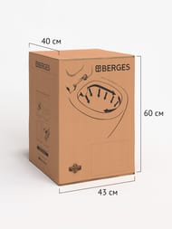 Унитаз подвесной Berges TORNAS 530х365х365 безободковый, сиденье с микролифтом, белый 082137