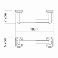 Держатель туалетной бумаги WasserKRAFT ODER К-3022