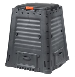 Компостер KETER MEGA COMPOSTER 650 L (87x87x107), 650л, без основания, черный