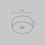��������� ���������� ���� ��� ������������� ����������� Maytoni Technical (��������) TRA234SCB-B, ������