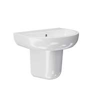 Раковина KERAMA MARAZZI BUONGIORNO подвесная, 550х430х170 с отверстием, белый гл., BG.NN.wb.55