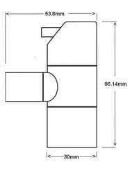 ���� �������� ������� McAlpine (1/2"�10��) � �������, ����-�������� ������,   ANGVAL-10-AB