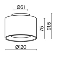 ���������� ���������� Maytoni Planet (������) C009CW-L16B4K, 4000K, 16��, 90�, IP20, LED, ������