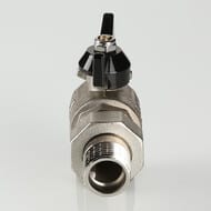 Кран угловой с американкой 3/4"ВН VALTEC PERFECT черная бабочка VT.328.N.05