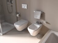 Сиденье для унитаза Geberit MyDay с микролифтом, петли металлические 575410000