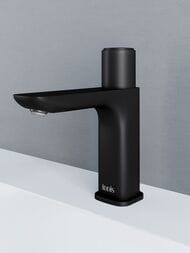 Смеситель Iddis SLIDE Push Control с кнопочным управлением, черный SLIBLBTi01