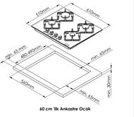 ������� �������� ������ Kuppersberg FS 62 X (610�510) 4 �������� (1 ���), ����. ����� 6453
