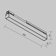 ������� �������� ���������� Maytoni Basis (�����) O-TR02-1-S-12WB4K, Exility IP 4000� 12�� 120� ������, ������