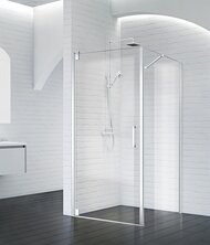 Душевой уголок BelBagno Marmi (900х900х1950) A-1-90-C-Cr стекло прозрачное, проф. хром