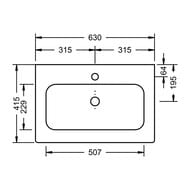 ����� � ��������� Burgbad Lin20 630�912�415 ���������, 3 �����, �����-����� ������� SGHE063F5381